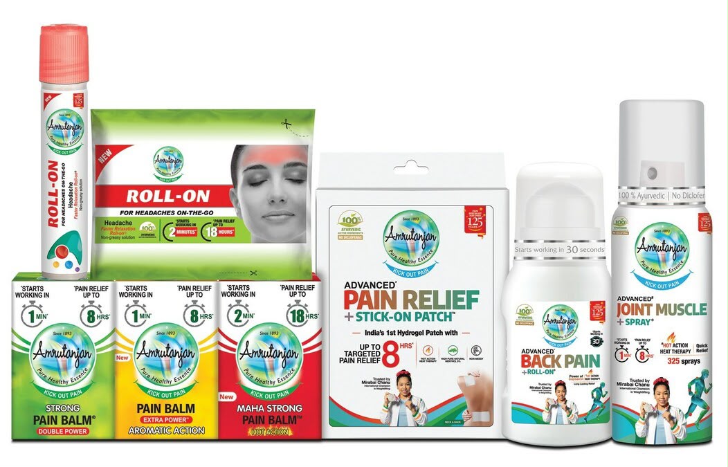 Amrutanjan range — available wholesale in Gujarat from Aadeshwar Marketing