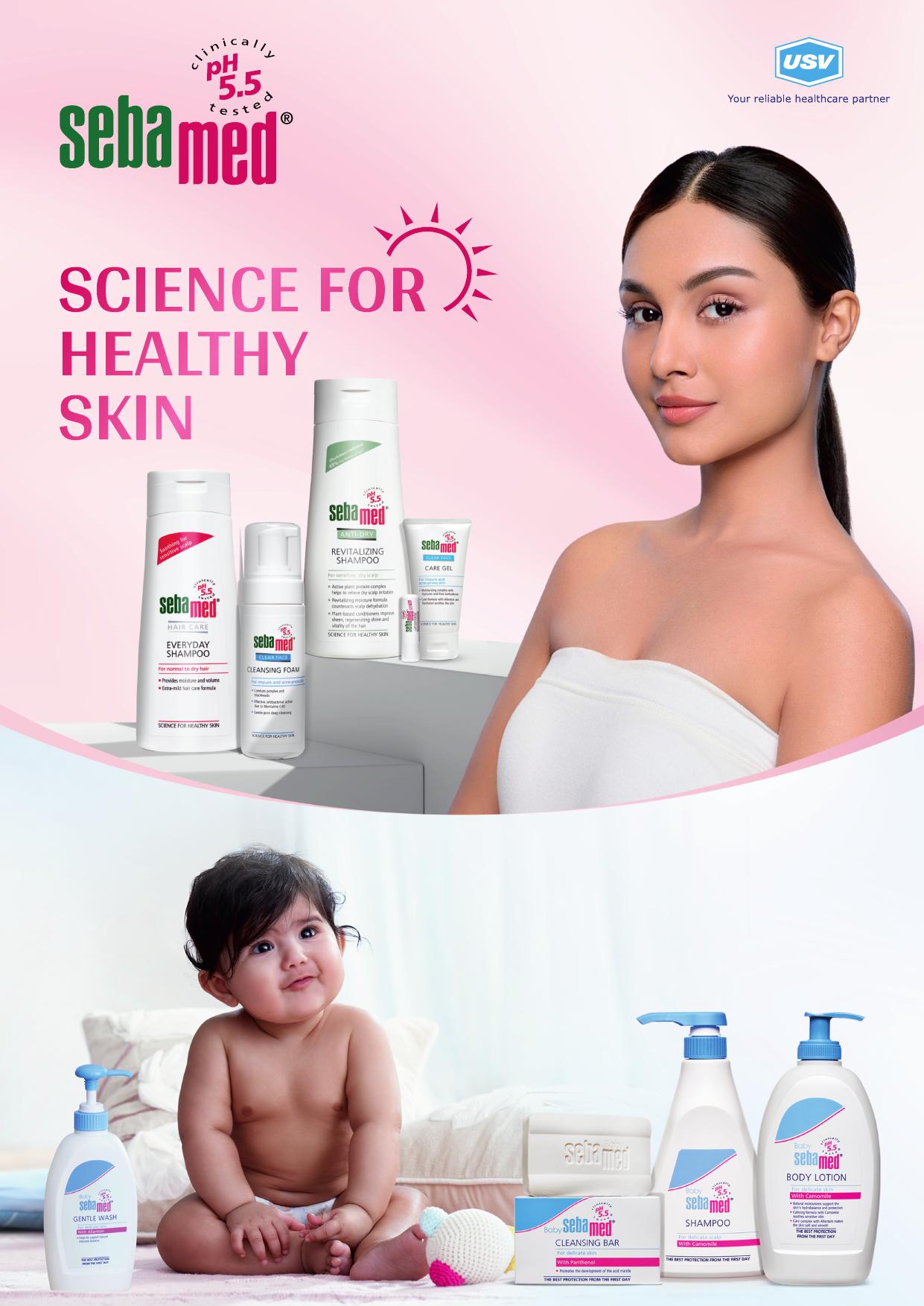 Sebamed product range — available wholesale in Gujarat from Aadeshwar Marketing
